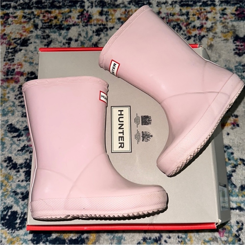 Pink Hunter Toddler Rainboots